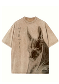 Anubis Ascend – Oversized Acid Wash T-Shirt