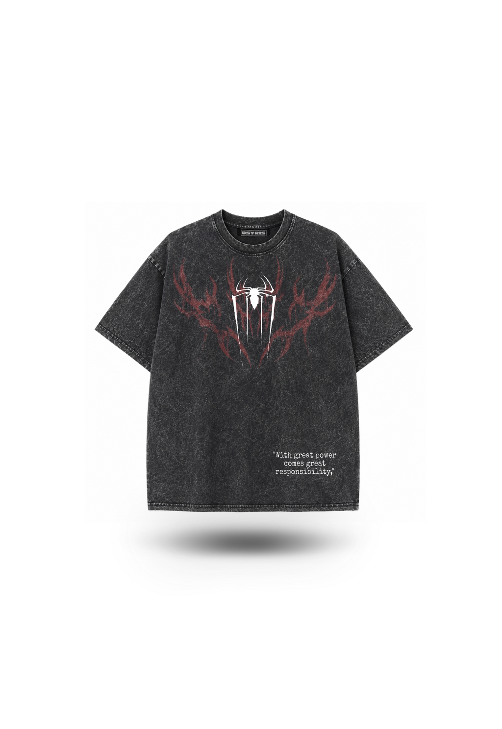 Noir Sigil – Oversized Acid Wash T-Shirt