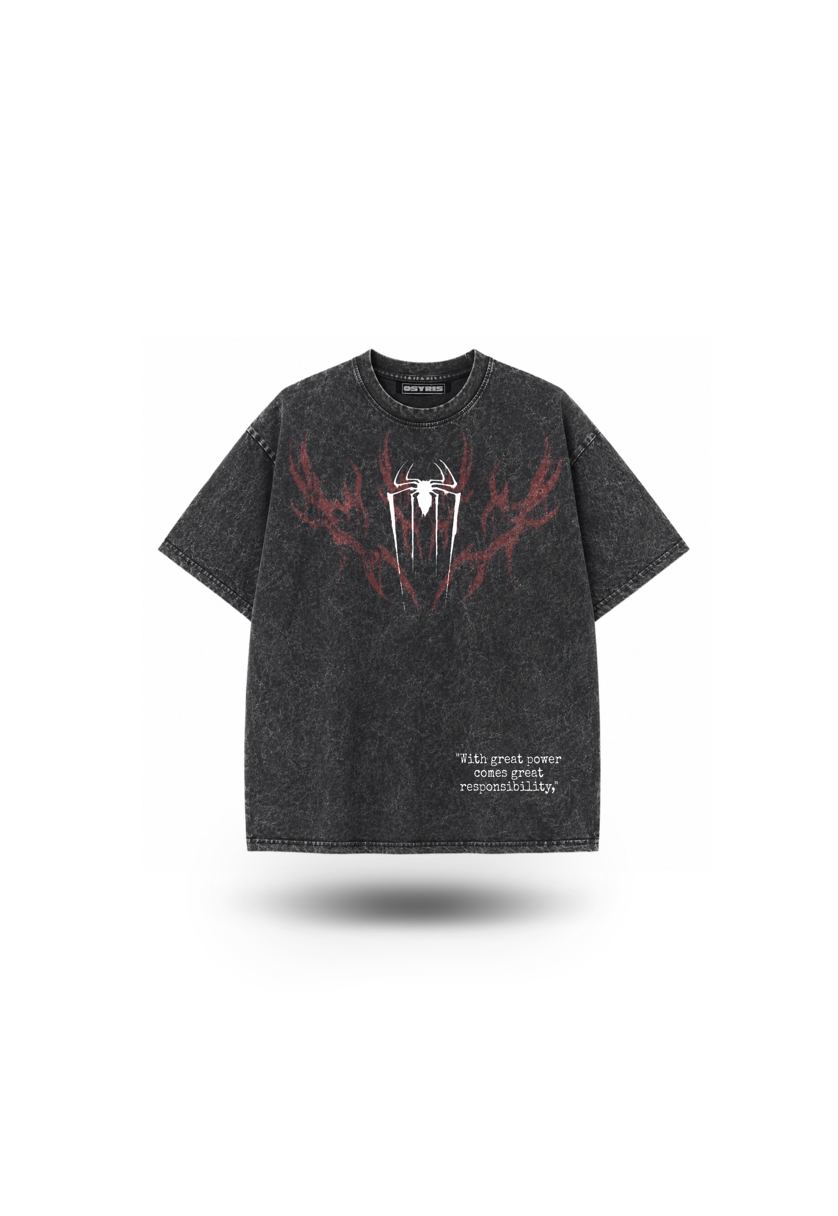 Noir Sigil – Oversized Acid Wash T-Shirt